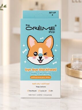 The Creme Shop Bye Bye Blackhead Nose Strips Set of 6-New